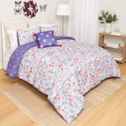 The Lakeside Collection Liberty Floral Comforter Set Or Pillow - King Comforter Set 3 Pieces -Bedding Discounts GUEST b4f891b5 d02b 4f7c 8140 f20fe3fce3d3