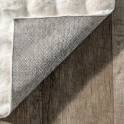 NuLOOM Jeni Solid Faux Rabbit Machine Washable Area Rug -Bedding Discounts GUEST b6961809 eb1b 45a2 894a 9a43c22737e3