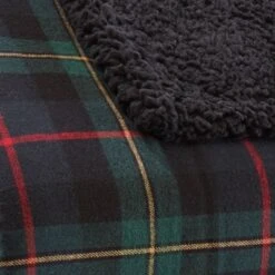 50"x60" Mountain Pine Throw Blanket Tartan Green - Eddie Bauer: Cotton Flannel, Lightweight, Machine Washable -Bedding Discounts GUEST b699c521 e261 44a3 bd66 c26042f4f819