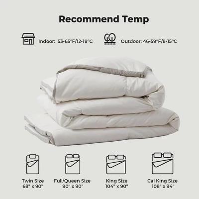 Peace Nest Weighted Down Comforter Duvet Insert 6 Peace Nest Weighted Down Comforter Duvet Insert - Image 6