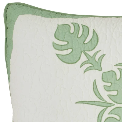 Molokai Sham Bright Green - Tommy Bahama 3 Molokai Sham Bright Green - Tommy Bahama - Image 3