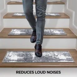 World Rug Gallery Distressed Contemporary Bohemian Non-Slip Stair Treads 11 World Rug Gallery Distressed Contemporary Bohemian Non-Slip Stair Treads -Bedding Discounts GUEST b7feab11 621c 461a b30f 8a11e9c87a8d