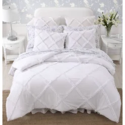Laura Ashley Norah Comforter Bedding Set White 13 Laura Ashley Norah Comforter Bedding Set White -Bedding Discounts GUEST b81176dd 28ce 4627 9320 235296e976f0