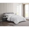 Sleep Climate Twin 233 Thread Count Feather And Down Blend Comforter: 80% Cotton, 20% Polyester, Dry Clean Only