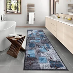 TackView Kitchen Runner Rug, Modern Floral Runners Non-Slip Soft Foldable Carpet For Hallway Laundry Room 12 TackView Kitchen Runner Rug, Modern Floral Runners Non-Slip Soft Foldable Carpet For Hallway Laundry Room -Bedding Discounts GUEST ba9e01f6 2a35 4bcc 884d 7173fb52ab60