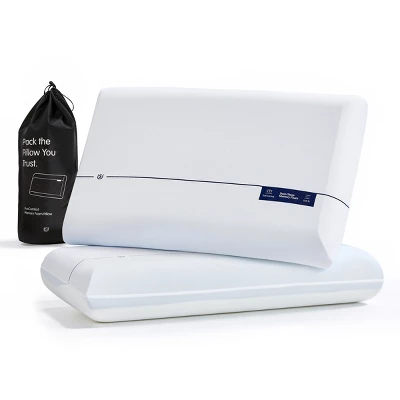 Subrtex Memory Foam Pillow For Stomach And Back Sleepers, 1 Neck Pillow, 27.5 X 16.5 X 4.5 Inch, White 3 Subrtex Memory Foam Pillow For Stomach And Back Sleepers, 1 Neck Pillow, 27.5 X 16.5 X 4.5 Inch, White - Image 3