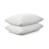 FONTOI Twin Pack Bed Pillows, Soft & Breathable Bed Pillows For Home, Hotel, White, 20"*8"*28"