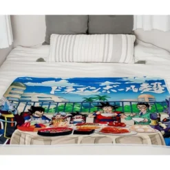 Just Funky Dragon Ball Super Feast Plush Throw Blanket | 45 X 60 Inches -Bedding Discounts GUEST bf6d2e24 316d 49e2 b3ae 19e6881de85f