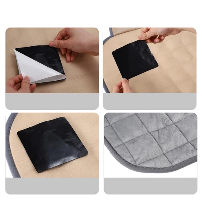 Unique Bargains Carpet Anti-Slip Stickers Non Slip Rug Pads Black 4 Pcs 3 Unique Bargains Carpet Anti-Slip Stickers Non Slip Rug Pads Black 4 Pcs - Image 3