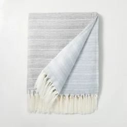 Faded Pin Stripe Gauze-Woven Throw Blanket - Hearth & Hand™ With Magnolia -Bedding Discounts GUEST c1773d90 5fbf 416e b8cb fd886e03f5ae
