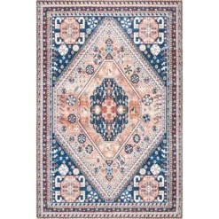 NuLOOM Nevaeh Machine Washable Bohemian Medallion Area Rug -Bedding Discounts GUEST c1a7a662 5d13 4185 a029 8304e96a199e