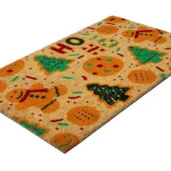 1'4" X 2'4" Christmas Cookie Swap Indoor/Outdoor Coir Doormat Red/Green/Brown - Entryways -Bedding Discounts GUEST c20e1e3e cc47 45ef 8339 2ab6c3643a16