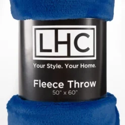 Fleece Throw Blanket-Set Of 2-Navy Blue & Sand Plush 60"x50" Blankets- Soft & Cozy For Travel, Outdoor Events &Lounging On The Sofa By Hastings Home 9 Fleece Throw Blanket-Set Of 2-Navy Blue & Sand Plush 60"x50" Blankets- Soft & Cozy For Travel, Outdoor Events &Lounging On The Sofa By Hastings Home -Bedding Discounts GUEST c2581a04 b5a5 4fff b3b0 088112b3d73b