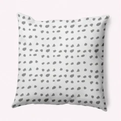 E By Design 16"x16" Dot Of Spots Square Throw Pillow: Nantucket Collection, Indoor Accent, Polyester Fill -Bedding Discounts GUEST c25e7671 2fbd 452b ac4d 035b4a83a92d