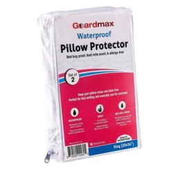 Guardmax Waterproof Queen Pillow Protector With Zipper – (2 Pack) 15 Guardmax Waterproof Queen Pillow Protector With Zipper – (2 Pack) -Bedding Discounts GUEST c2ac8520 ad13 4b7a 9654 74a379bcfb90