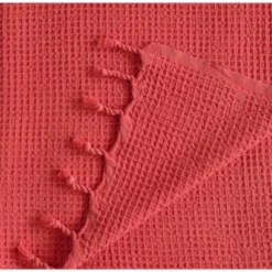 Kafthan Textile Muslin Plain Cotton Twin Coverlet