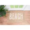 C&F Home 1'11" X 3'0" Braided "BEACH" Jute Indoor Outdoor Rug Mat Coastal Decor