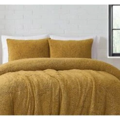 Brooklyn Loom 2pc Twin Marshmallow Comforter Set Mustard -Bedding Discounts GUEST c380849a 9da7 4ef5 b05e 0edb88ba87eb