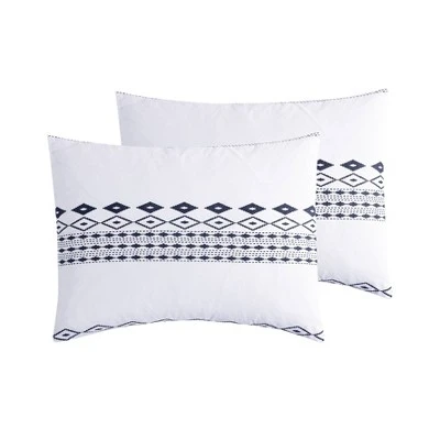 White Azteca Printed Comforter Set (King) - VCNY 3 White Azteca Printed Comforter Set (King) - VCNY - Image 3