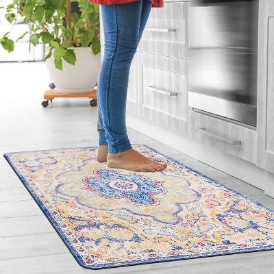 World Rug Gallery Distressed Bohemian Vintage Anti-fatigue Standing Mat 9 World Rug Gallery Distressed Bohemian Vintage Anti-fatigue Standing Mat - Image 9