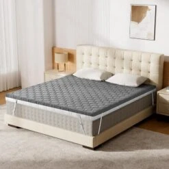 Dyonery Firm & Extra Firm Mattress Topper With Washable Cover, 2-Sides Flippable High-Density Foam Mattress Pad For Back Pain Relief -Bedding Discounts GUEST c57ee9c0 b5a1 402b ad45 96f5410c5f04