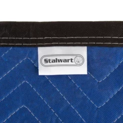 Stalwart 12-Pack 80x73-Inch Moving Blankets, Blue -Bedding Discounts GUEST c5df197b ed71 42a2 987e 61224379cbd2