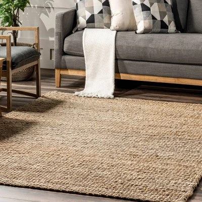 NuLOOM Hand Woven Hailey Jute Rug 8 NuLOOM Hand Woven Hailey Jute Rug - Image 8