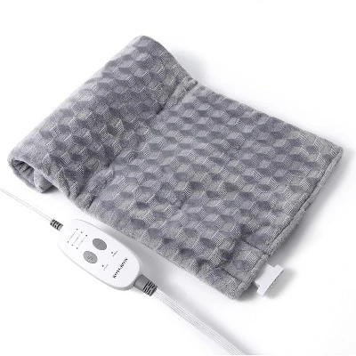 Weighted Heating Pad With 2 Massagers, 5lb Electric Heat Pad For Back, Neck & Shoulders, 12"x24" Grey With 3 Heat Levels & 3 Massage Modes 5 Weighted Heating Pad With 2 Massagers, 5lb Electric Heat Pad For Back, Neck & Shoulders, 12"x24" Grey With 3 Heat Levels & 3 Massage Modes - Image 5
