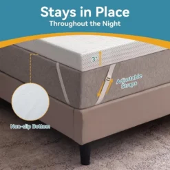 Dyonery Memory Foam Mattress Topper Queen 2 Inch, Breathable Bed Topper With Removable Cover, High-Density Mattress Pad For Pain Relief, No Smell 11 Dyonery Memory Foam Mattress Topper Queen 2 Inch, Breathable Bed Topper With Removable Cover, High-Density Mattress Pad For Pain Relief, No Smell -Bedding Discounts GUEST ca2673a7 2ea6 4755 979b 6c13b273bb4f