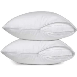 Circles Home 100% Cotton Breathable Pillow Cover With Zipper - (12 Pack) 10 Circles Home 100% Cotton Breathable Pillow Cover With Zipper - (12 Pack) -Bedding Discounts GUEST caa75ee1 51f0 4298 89b9 11ff02ecafd2