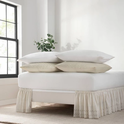 Wrap Around Eyelet Ruffled Bed Skirt - EasyFit 3 Wrap Around Eyelet Ruffled Bed Skirt - EasyFit - Image 3