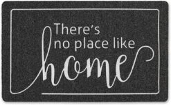 J&V TEXTILES "No Place Like Home" Outdoor Rubber Doormat 18" X 30"
