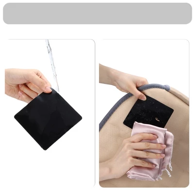 Unique Bargains Carpet Anti-Slip Stickers Non Slip Rug Pads Black 4 Pcs 4 Unique Bargains Carpet Anti-Slip Stickers Non Slip Rug Pads Black 4 Pcs - Image 4