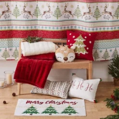 Comet & Cupid Holiday Decorative Pillow Beige - Merry & Bright -Bedding Discounts GUEST ce754c55 daa6 4daa 81d3 a259692d1021