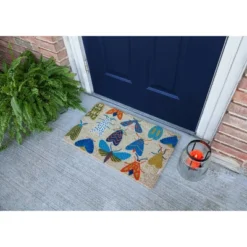 1'4" X 2'4" Moths Indoor/Outdoor Coir Doormat - Entryways -Bedding Discounts GUEST cee672d1 b59e 405c 9f51 47f3a9a6b813