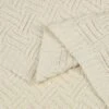 PiccoCasa 100% Cotton Knitted Soft Home Office Bed Blankets 1 Pc
