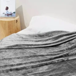 Home Mart Goods Full Size Grey Extra Soft Cozy Microfiber Throw Picnic Sofa Bed Blanket -Bedding Discounts GUEST d002029b e52b 4f73 b1d7 0b1a1935f77e