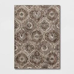 Bailey Companion Tile Print Accent Rug Tan - Threshold™ -Bedding Discounts GUEST d00359d8 bd38 459d 9674 24496cb8f19e