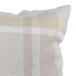 Taupe With Yellow Plaid 24X24 Hand Woven Filled Outdoor Pillow - Foreside Home & Garden 7 Taupe With Yellow Plaid 24X24 Hand Woven Filled Outdoor Pillow - Foreside Home & Garden -Bedding Discounts GUEST d234a08a cf82 4326 af1d 88cd99126635