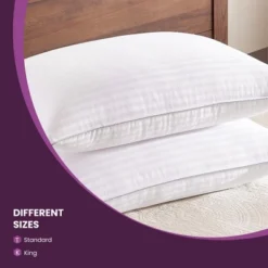 Hypoallergenic Microfiber Polyester 2-Piece Pillow Set - Blue Nile Mills -Bedding Discounts GUEST d2690948 2919 492c b7da 239d411fe8b8