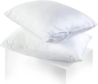 Linen Classique 320TC - Zippered Pillow Protector - White 1 Linen Classique 320TC - Zippered Pillow Protector - White