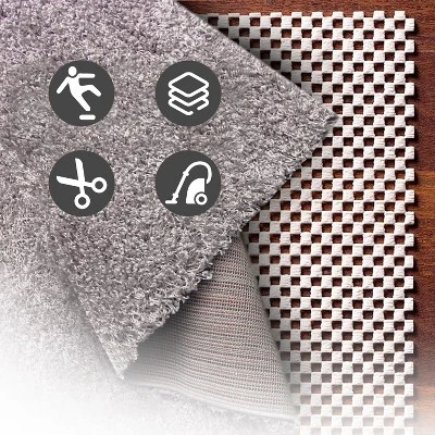 Nevlers Non-Slip Rug Pad 2'x10' - White 6 Nevlers Non-Slip Rug Pad 2'x10' - White - Image 6