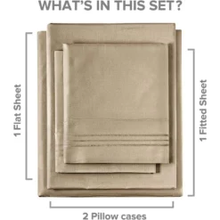 Cotton Sheet Set 18" - 24" Inch Extra Deep Pocket - CGK Linens -Bedding Discounts GUEST d407813e c240 4229 8a3e 0f018eac3aa9