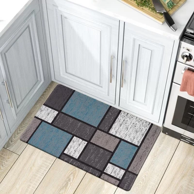 World Rug Gallery Contemporary Modern Boxes Anti Fatigue Standing Mat 1 World Rug Gallery Contemporary Modern Boxes Anti Fatigue Standing Mat