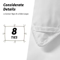 Hyleory White Queen All Season Warmth Down Comforter, Baffle Box Craft, Fluffy Soft & Warm -Bedding Discounts GUEST d56043f0 bb85 4044 8006 9c5af2d27cce