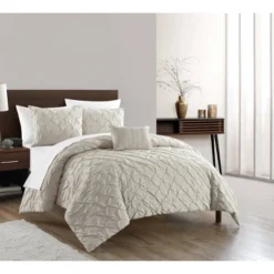 Chic Home Design 4pc Bradshaw Comforter Set