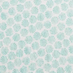 Laura Ashley Margate Shells Bright Blue Twin Sheet Set