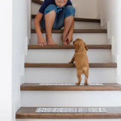 World Rug Gallery Modern Geometric Non-Slip Stair Treads 15 World Rug Gallery Modern Geometric Non-Slip Stair Treads -Bedding Discounts GUEST d6c37e77 6083 40a7 b227 7bbc8eb4938f