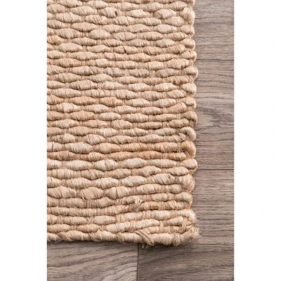 NuLOOM Hand Woven Hailey Jute Rug 3 NuLOOM Hand Woven Hailey Jute Rug - Image 3