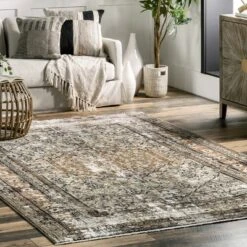 NuLOOM Charvi Distressed Medallion Fringe Area Rug 15 NuLOOM Charvi Distressed Medallion Fringe Area Rug -Bedding Discounts GUEST d9e99839 4040 4b2f 8e1c d4256d004c3b